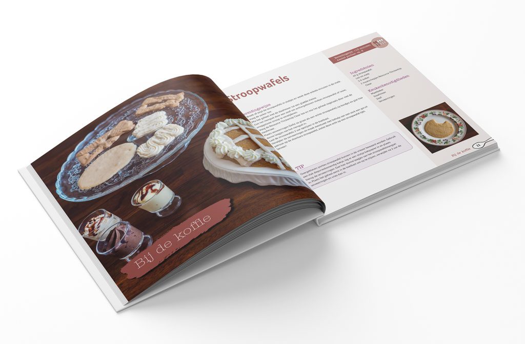 Een écht kookboek met glad gepureerd eten, fraai vormgegeven en met meer gevarieerde recepten.